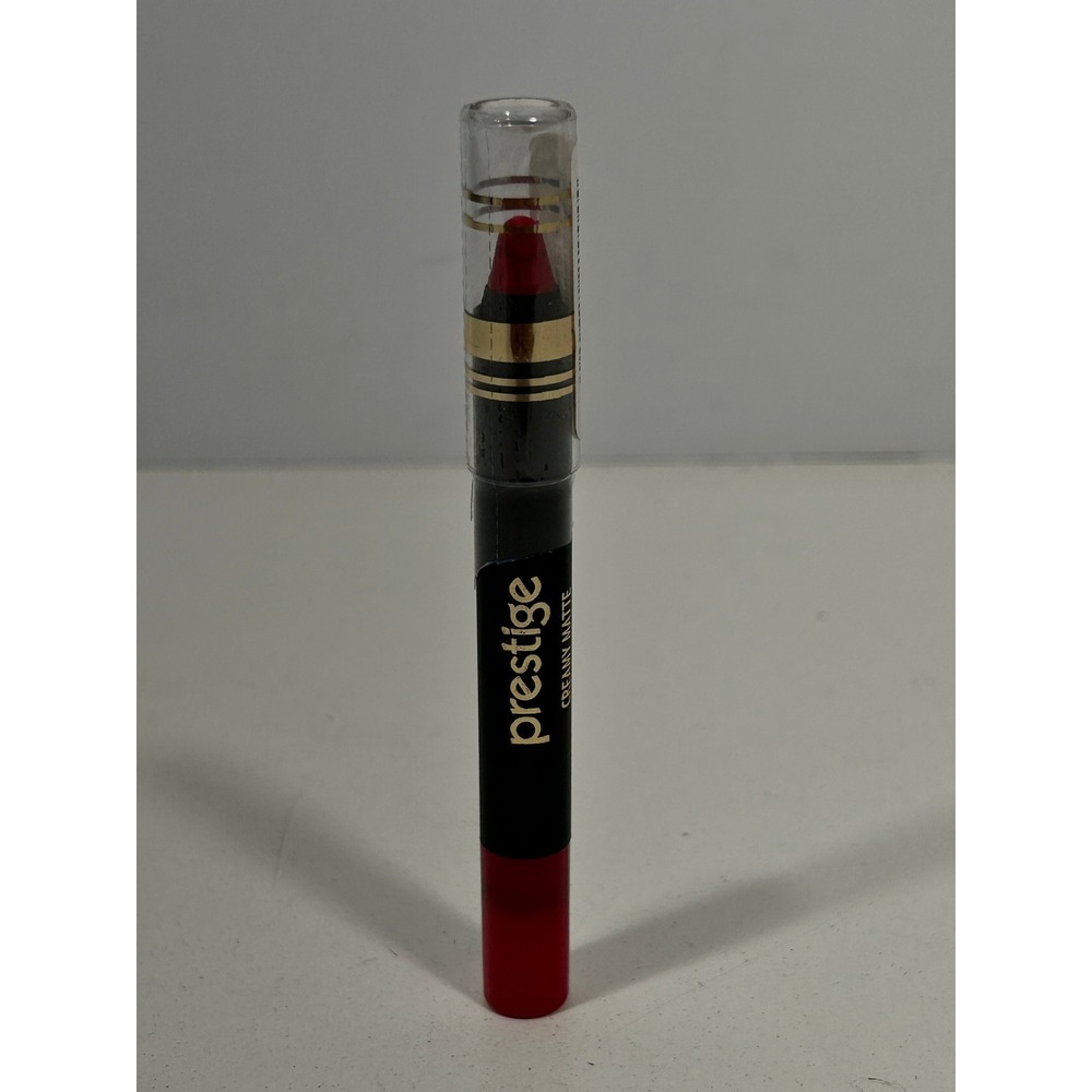 Prestige Creamy Matte Lasting Lipstick Crayon Tomato LP-04 Vitamin E Red New